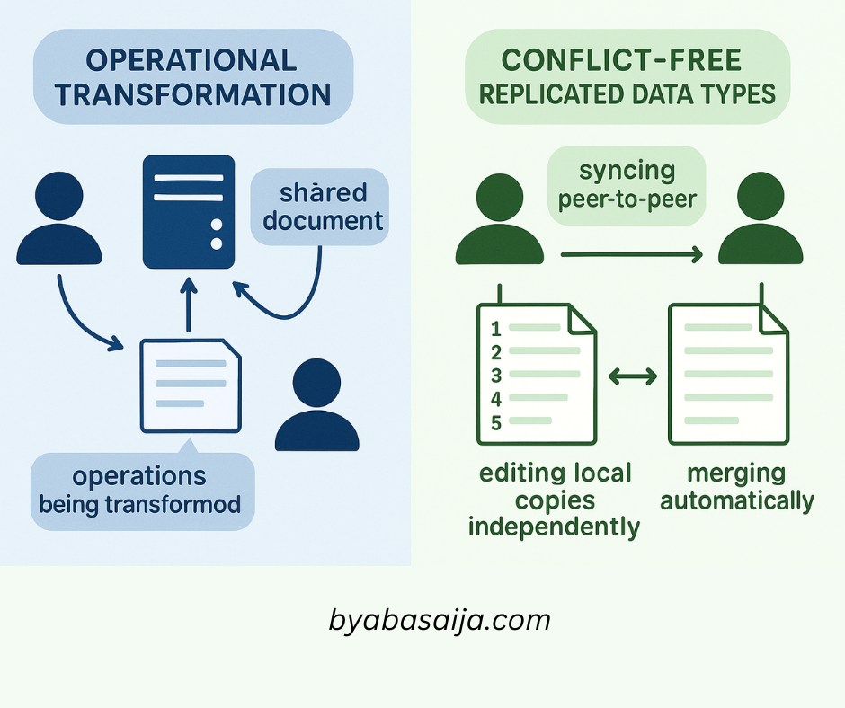 CRDT vs OT: How Real-Time Collaboration Actually Works